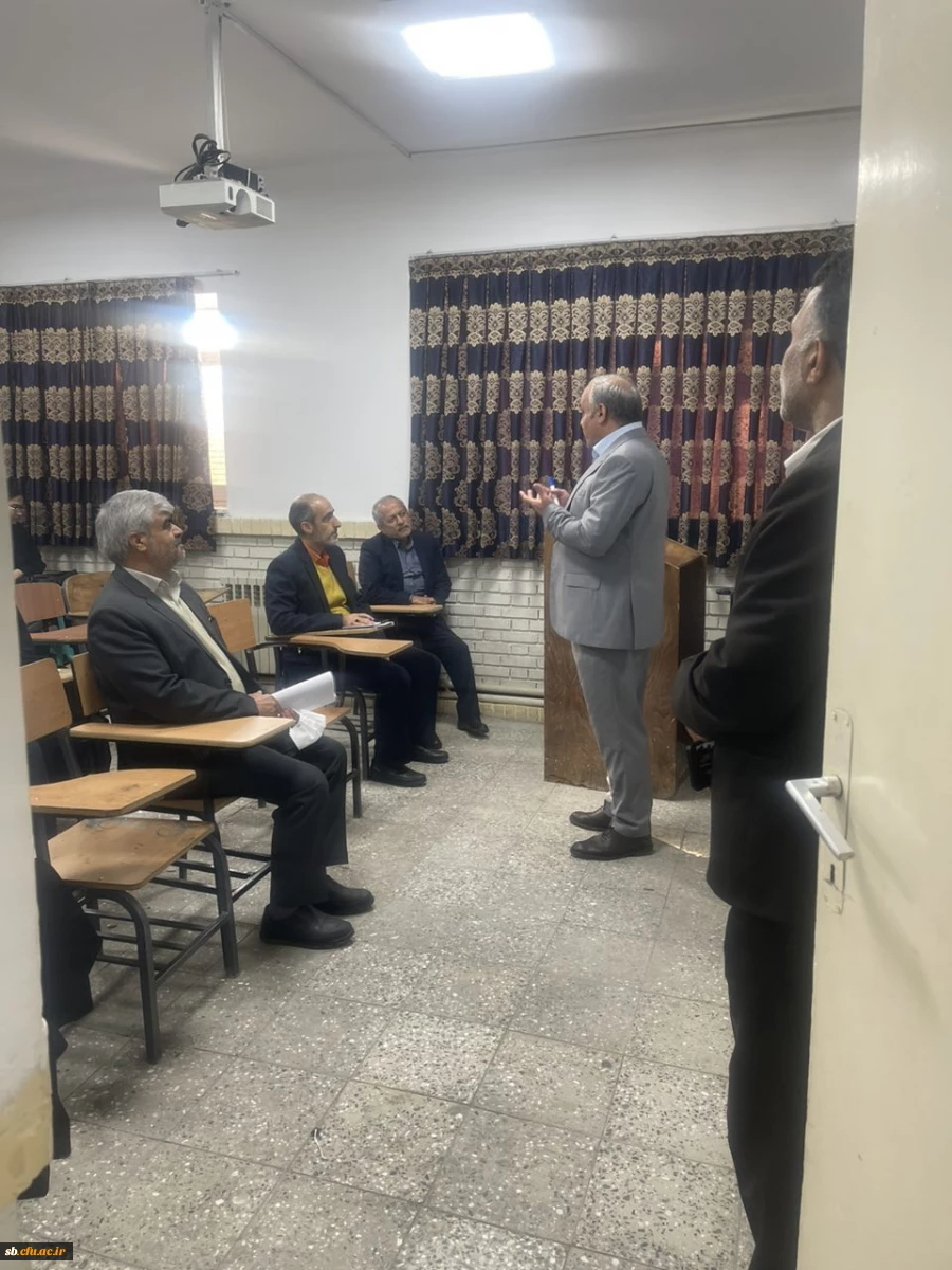 بازدیدجناب اقای  دکتر رحیمی و اقای قاسمی پوری مسئولین حراست سازمان مرکزی دانشگاه فرهنگیان 2