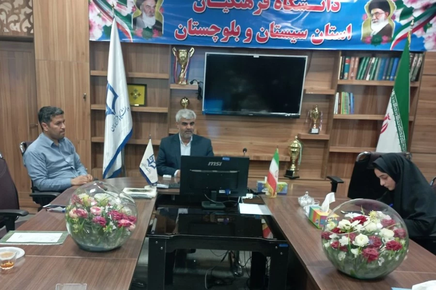 دیدار رئیس دانشگاه فرهنگیان و دانشجو معلمان حوزه رسانه 
 2