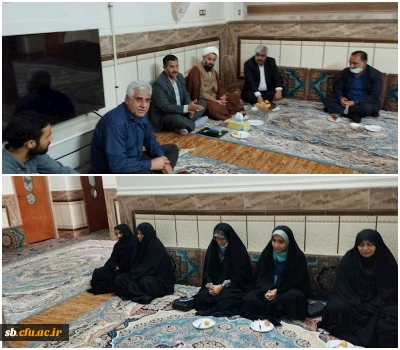 با حضور مسئولین دانشگاه فرهنگیان استان  انجام گرفت : 

دیدار با خانواده شهید دانشجو معلم 
