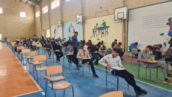 بازدید مسؤلین دانشگاه فرهنگیان از روند برگزاری آزمون هماهنگ کشوری  
 2