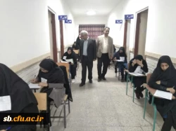 بازدید مسؤلین دانشگاه فرهنگیان از روند برگزاری آزمون هماهنگ کشوری  
 5