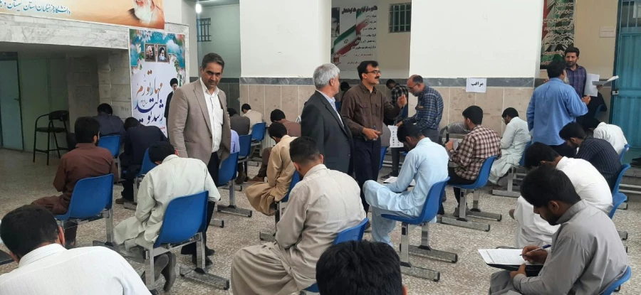 بازدید مسؤلین دانشگاه فرهنگیان از روند برگزاری آزمون هماهنگ کشوری  
 7