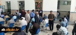 بازدید مسؤلین دانشگاه فرهنگیان از روند برگزاری آزمون هماهنگ کشوری  
 11