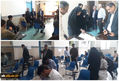 بازدید سرزده از حوزه های امتاحانی