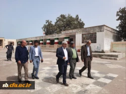 بازدید از فضاهای آموزشی و خوابگاهی مد نظر دانشگاه فرهنگیان در شهرستان  ایرانشهر و چابهار 2