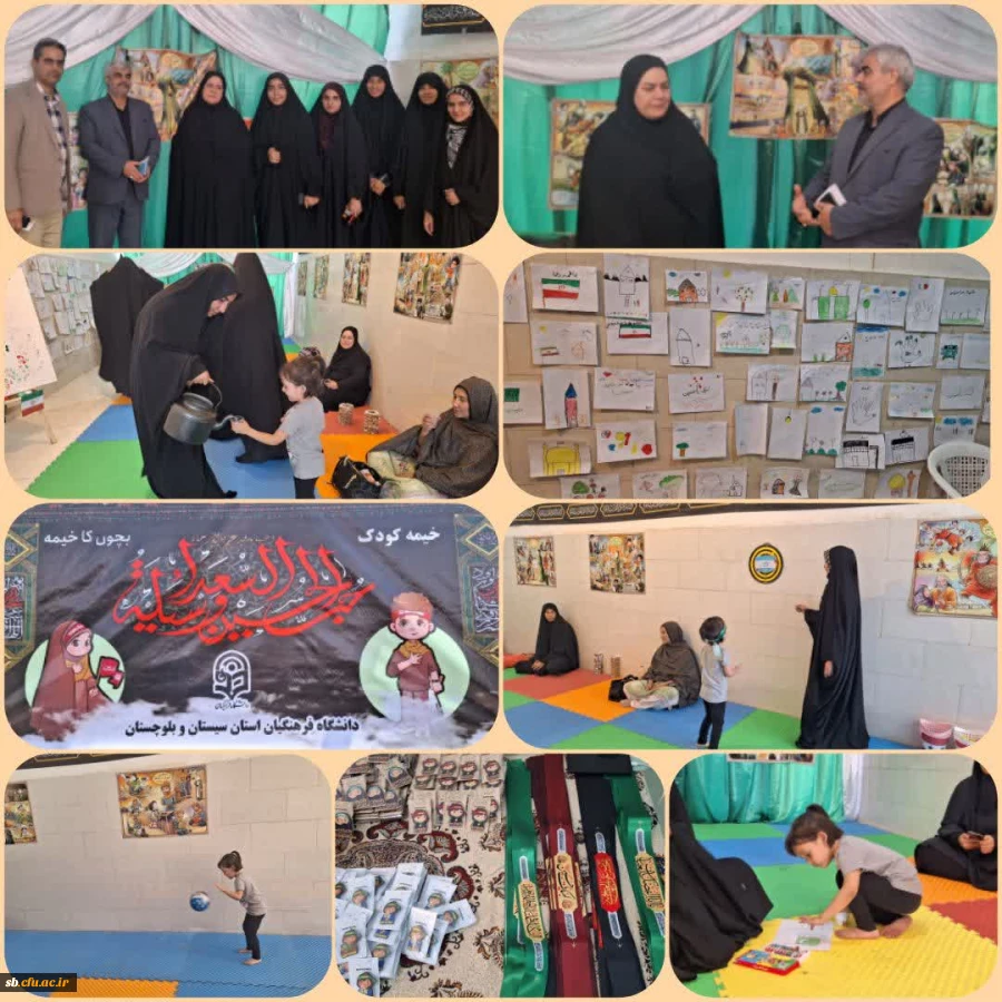 بازدید از موکب خیمه کودک  2