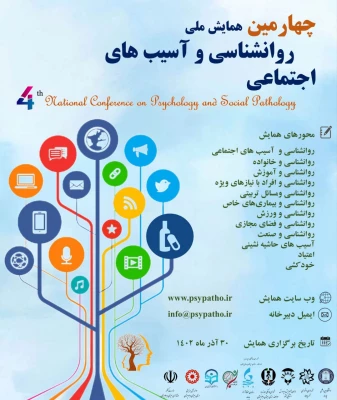 چهارمین دوره همایش ملی روانشناسی و آسیب های اجتماعی 13