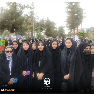 حضور دانشجو معلمان در راهپیمایی 22 بهمن 