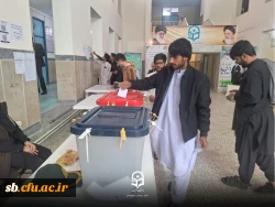 حضور دانشجو معلمان دانشگاه فرهنگیان استان سیستان و بلوچستان پای صدوق های رای  3