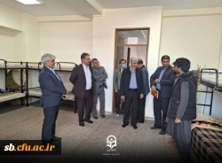 گزارش تصویری بازدید رئیس دانشگاه فرهنگیان از مدیریت و پردیس های  دانشگاه فرهنگیان استان سیستان و بلوچستان  3