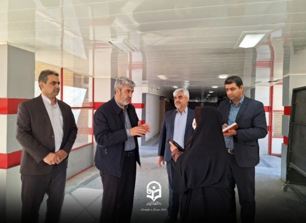 گزارش تصویری بازدید رئیس دانشگاه فرهنگیان از مدیریت و پردیس های  دانشگاه فرهنگیان استان سیستان و بلوچستان  8