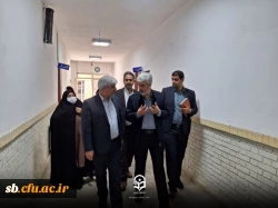 گزارش تصویری بازدید رئیس دانشگاه فرهنگیان از مدیریت و پردیس های  دانشگاه فرهنگیان استان سیستان و بلوچستان  9