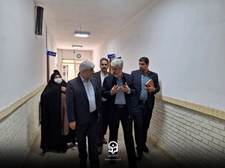 گزارش تصویری بازدید رئیس دانشگاه فرهنگیان از مدیریت و پردیس های  دانشگاه فرهنگیان استان سیستان و بلوچستان  9