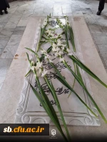 آیین غبار  روبی مزار شهدای گمناو و تجلیل از خانواده شهدای دانشجو معلم  6