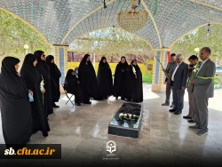 آیین غبار  روبی مزار شهدای گمناو و تجلیل از خانواده شهدای دانشجو معلم  11