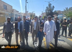 حضور جامعه دانشگاه فرهنگیان در راهپیمایی روز قدس سال ۱۴۰۳ 4