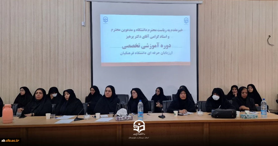 برگزاری دوره آموزشی_توجیهی توانمندسازی تربیت ارزیابان حرفه ای دانشگاه فرهنگیان استان سیستان و بلوچستان 6