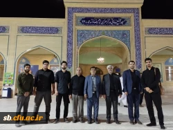 باردید از موکب دانشگاه فرهنگیان استان در شهرستان مرزی میرجاوه و زاهدان  5