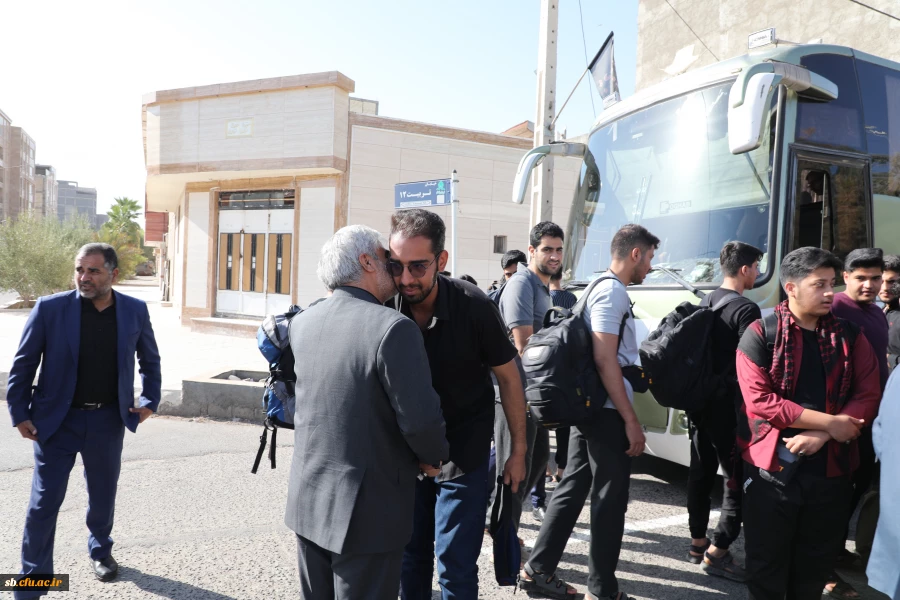 اعزام دانشجومعلمان دانشگاه فرهنگیان استان سیستان و بلوچستان  به پیاده روی اربعین حسینی  6