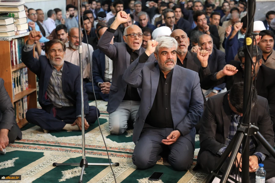 تجمع دانشگاهیان دانشگاههای زاهدان برای یادبود شهادت سید حسن نصرالله 2