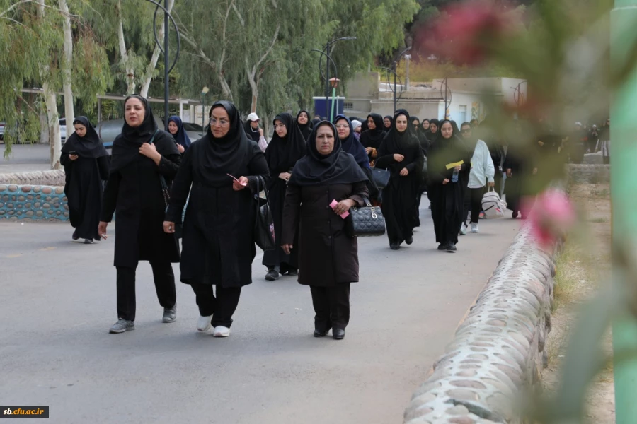 برگزاری همایش پیاده روی ویژه بانوان به مناسبت هفته تربیت بدنی و ورزش 2