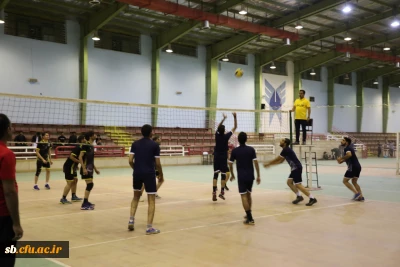 حضور تیم والیبال دانشگاه فرهنگیان در رقابت های بین دانشگاه های زاهدان