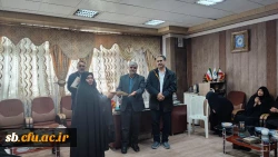 تقدیر سرپرست دانشگاه فرهنگیان سیستان وبلوچستان  از همکاران زن پردیس رسالت  3