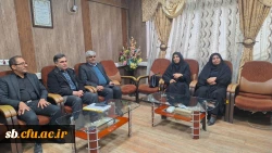 بازدید مدیر کل امور مالی به همراه رئیس اداره رسیدگی به اسناد مالی سازمان مرکزی دانشگاه فرهنگیان از پردیس های استان سیستان و بلوچستان 4