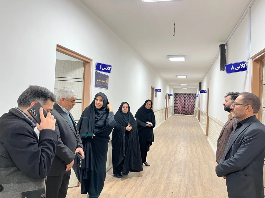 بازدید مدیر کل امور مالی به همراه رئیس اداره رسیدگی به اسناد مالی سازمان مرکزی دانشگاه فرهنگیان از پردیس های استان سیستان و بلوچستان 6