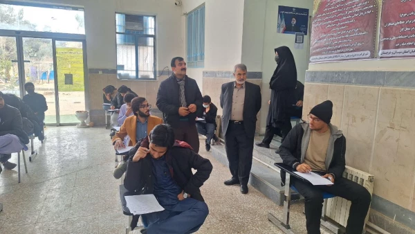 بازدید مسئولان دانشگاه فرهنگیان سیستان و بلوچستان از فرایند برگزاری امتحانات پردیس های استانی 2