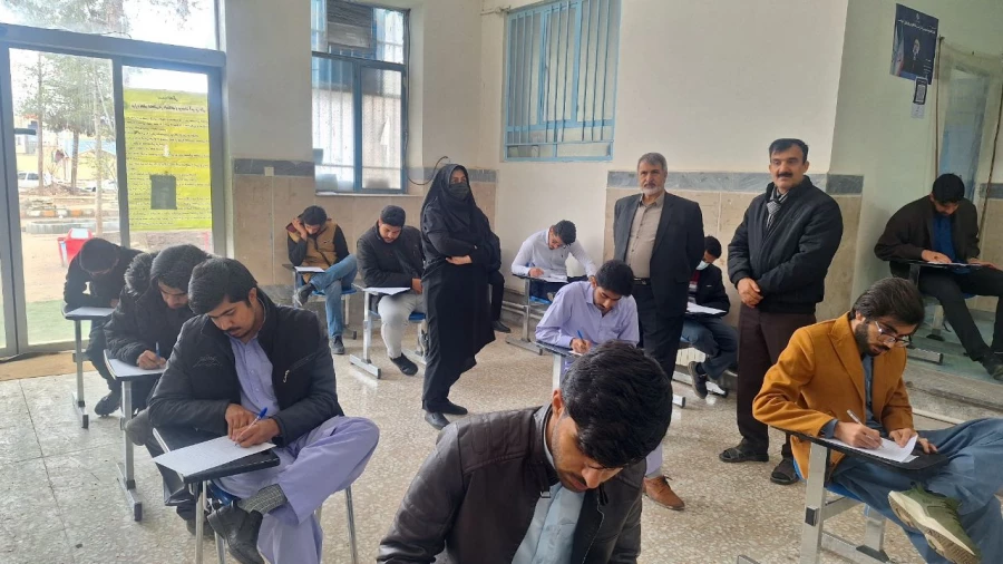 بازدید مسئولان دانشگاه فرهنگیان سیستان و بلوچستان از فرایند برگزاری امتحانات پردیس های استانی 4