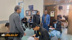 بازدید مسئولان دانشگاه فرهنگیان سیستان و بلوچستان از فرایند برگزاری امتحانات پردیس های استانی 5