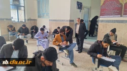بازدید مسئولان دانشگاه فرهنگیان سیستان و بلوچستان از فرایند برگزاری امتحانات پردیس های استانی 6