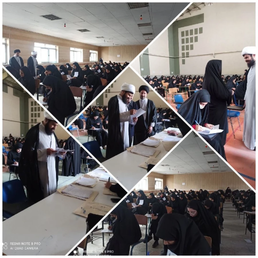 بازدید مسئولان دانشگاه فرهنگیان سیستان و بلوچستان از فرایند برگزاری امتحانات پردیس های استانی 8