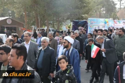  حضور پرشکوه کارکنان، اساتید ودانشجویان دانشگاه فرهنگیان سیستان و بلوچستان درمراسم راهپیمایی ۲۲ بهمن 9