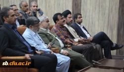 مراسم باشکوه گرامیداشت نخستین سالگرد شهادت شهدای خدمت در دانشگاه فرهنگیان زاهدان  برگزار شد.
 9