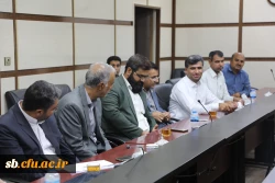 دیدار رئیس دانشگاه فرهنگیان  استان سیستان و بلوچستان با سرپرست اداره کل آموزش و پرورش استان با محوریت توانمندسازی دانشجومعلمان 3