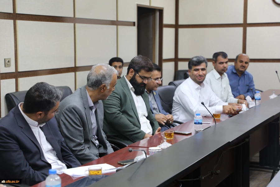 دیدار رئیس دانشگاه فرهنگیان  استان سیستان و بلوچستان با سرپرست اداره کل آموزش و پرورش استان با محوریت توانمندسازی دانشجومعلمان 3