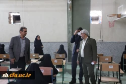 بازدید مسئولان دانشگاه فرهنگیان استان سیستان وبلوچستان  از فرایند برگزاری امتحانات پردیس های استانی
 8