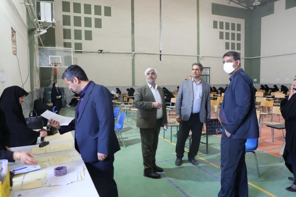 بازدید مسئولان دانشگاه فرهنگیان استان سیستان وبلوچستان  از فرایند برگزاری امتحانات پردیس های استانی
 10