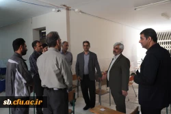 بازدید مسئولان دانشگاه فرهنگیان استان سیستان وبلوچستان  از فرایند برگزاری امتحانات پردیس های استانی
 12