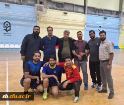 برگزاری مسابقه فوتسال به مناسبت هفته تربیت بدنی در پردیس شهید مطهری  دانشگاه فرهنگیان استان سیستان و بلو چستان  3