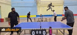 مسابقات تنیس روی میز اساتید و کارکنان دانشگاه فرهنگیان استان سیستان و بلوچستان 3