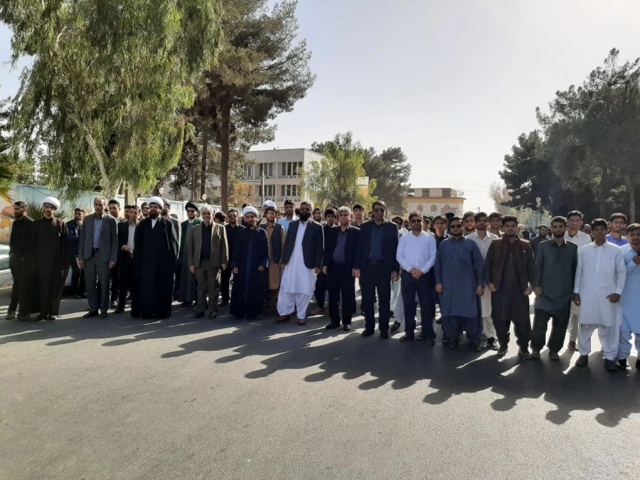 راهپیمایی یوم الله ۱۳ آبان با حضور اساتید، کارکنان و دانشجویان دانشگاه فرهنگیان استان سیستان و بلوچستان برگزار شد.

 6