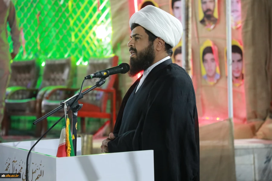 سومین سالگرد تدفین شهید گمنام در پردیس رسالت زاهدان برگزار شد  5