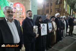 سومین سالگرد تدفین شهید گمنام در پردیس رسالت زاهدان برگزار شد  9