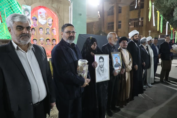 سومین سالگرد تدفین شهید گمنام در پردیس رسالت زاهدان برگزار شد  9