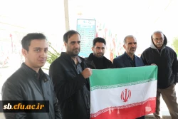 در آستانه چهل و هفتمین سالگرد پیروزی انقلاب اسلامی ، آئین غبار روبی و عطر افشانی مزار شهدا برگزارشد 11