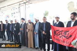 در آستانه چهل و هفتمین سالگرد پیروزی انقلاب اسلامی ، آئین غبار روبی و عطر افشانی مزار شهدا برگزارشد 16